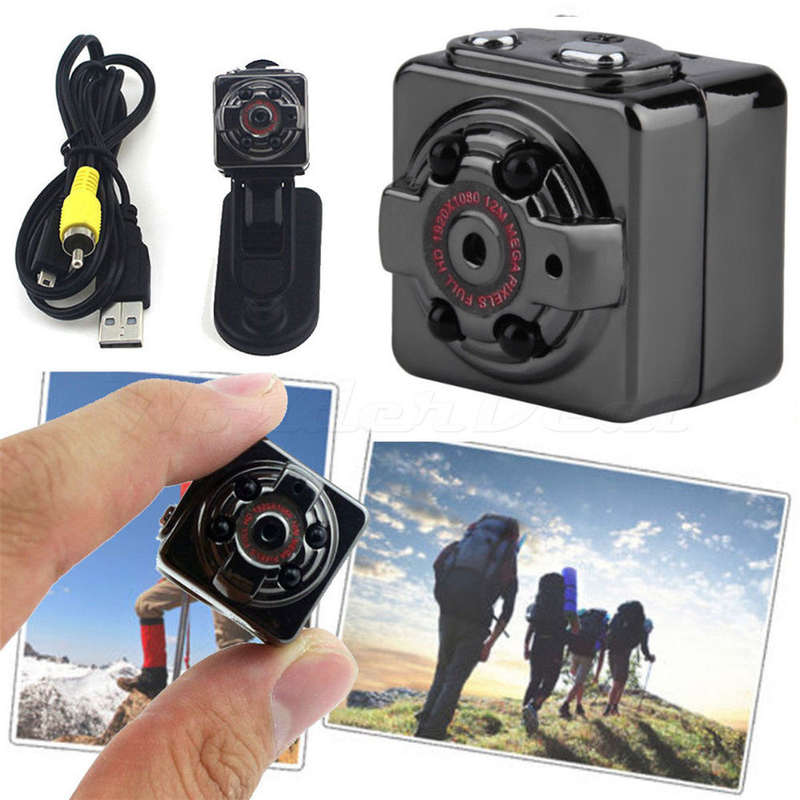 Black SQ8 Mini 1080P Full HD Car DVR Sport DV Camera Recorder 12MP Camcorder