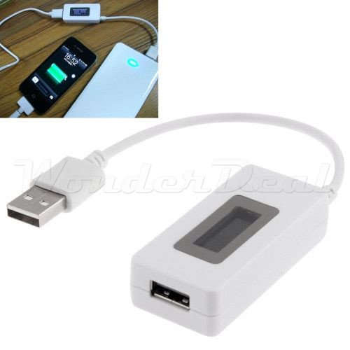 Mini Mobile Power Capacity Tester - Testing Cell Phone, Power Bank, USB Voltage, Current, Capacity