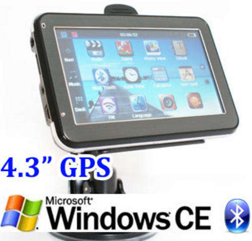 4.3" Bluetooth GPS Car Navigation iGO Southern Africa, AV-in, Car Rear View Sys.,Tomtom 2010Q2(Opt)