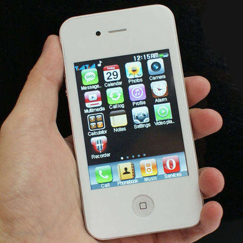 New! Unlocked 4th Gen Dual SIM Dual Standby Touch Screen aPhone Cellphone - Not Apple iPhone