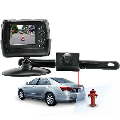 2.4G Wireless Car Rear View Camera + Monitoring System with 2.5" TFT Colour LCD Screen
