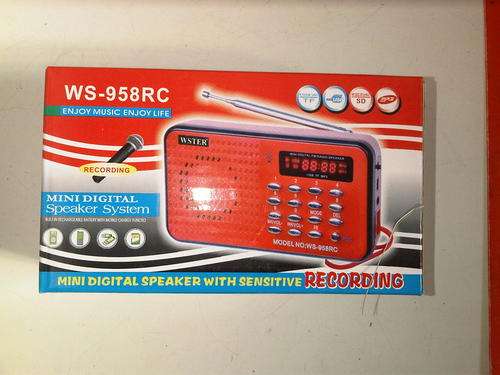 MP3 MINI-SPEAKER WS-958RC