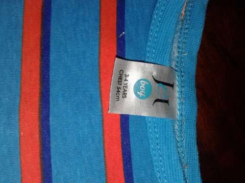 BOYS STRIPED LONG SLEEVE SHIRT AGE 3-4