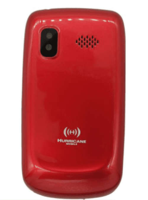 Hurricane Mobile Force Dual Sim Cell Phone - Red