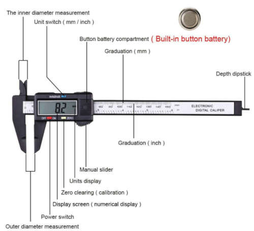 150mm Electronic Digital Caliper