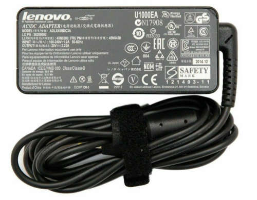 45W Square Pin Laptop Charger For Lenovo Original ( Good Second-Hand )