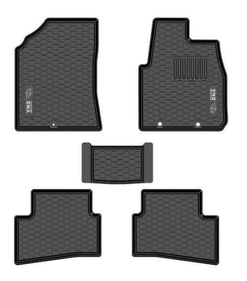Custom DNA Rubber Mat Set Compatible with Hyundai Creta 2018-