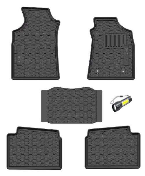 Custom Dna Toyota Hilux Extend Cab 2011-2016 Car Mat Set and Torch