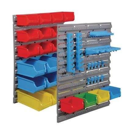 Multi-Functional 45 Piece Wall Mounted Tool Storage Organiser 3kg
