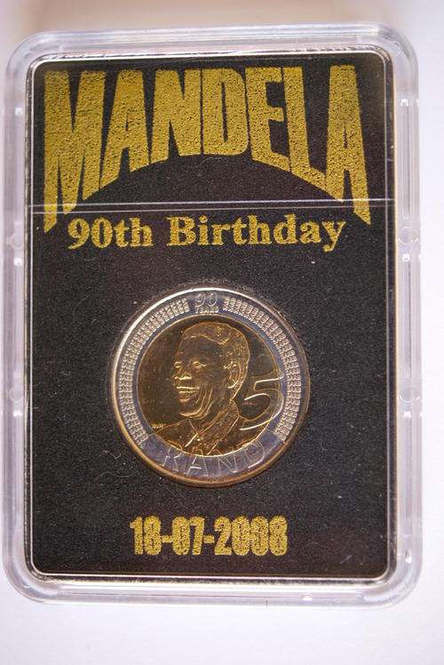 UNC 2008 Mandela Birthday R5 - In beautiful presentation casing!