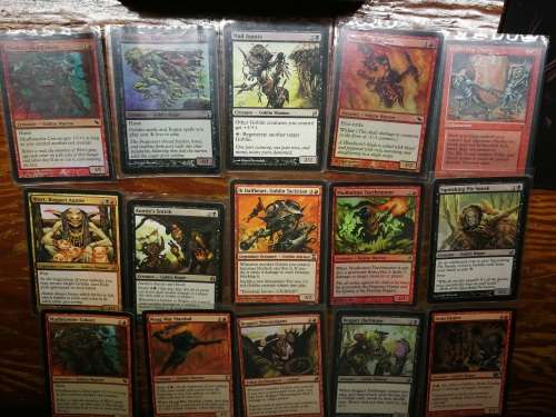 Magic The Gathering Goblin Deck + Rare Cards
