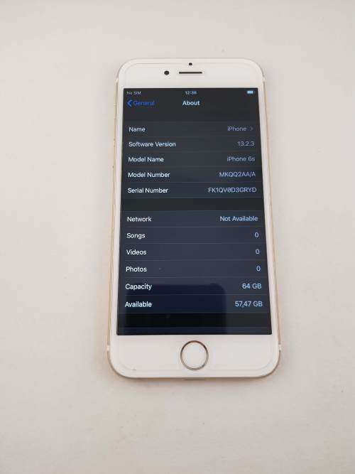 Apple iphone 6S, Gold 64gb