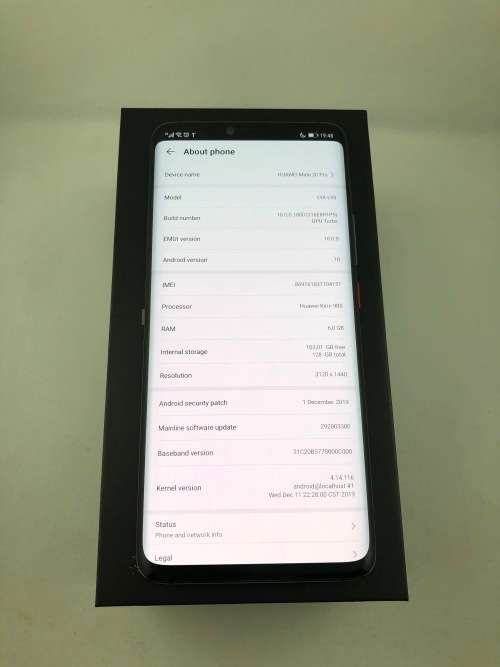 Huawei Mate 20 Pro Black 128gb Boxed