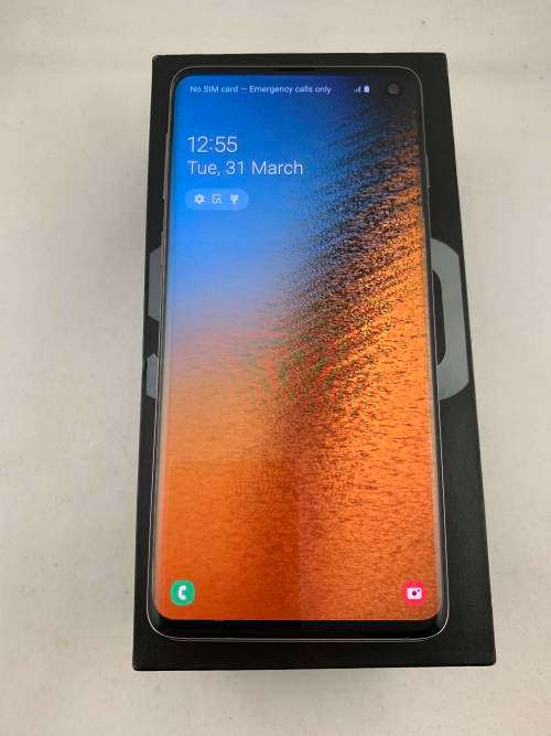 Samsung S10 Dual Sim Black in Box like new