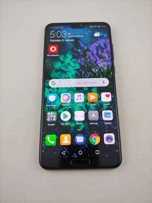 Huawei P20 pro  Black Single Sim