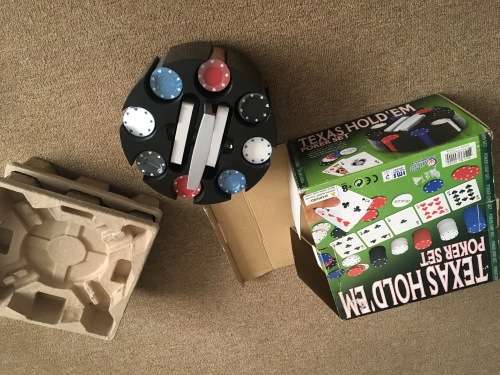 Poker set - Chips, holder, cards PRICE REDUCED