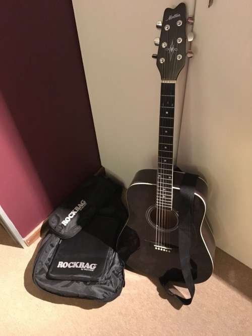 Montana Black Acoustic Guitar - REDUCED