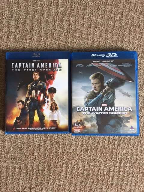 Captain America movies bundle - Blu Ray