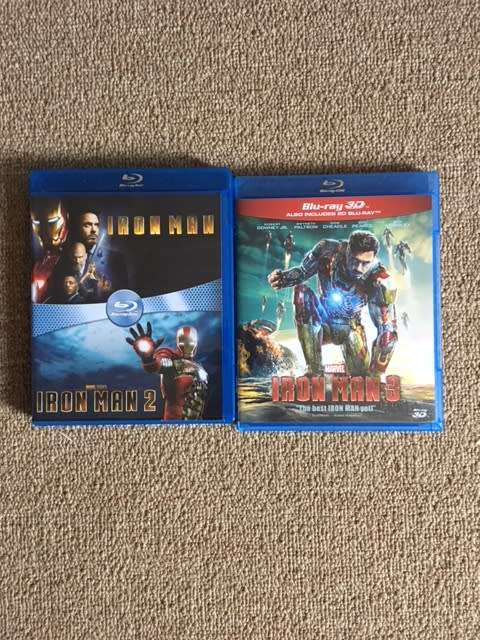 Iron Man movies bundle - Blu Ray