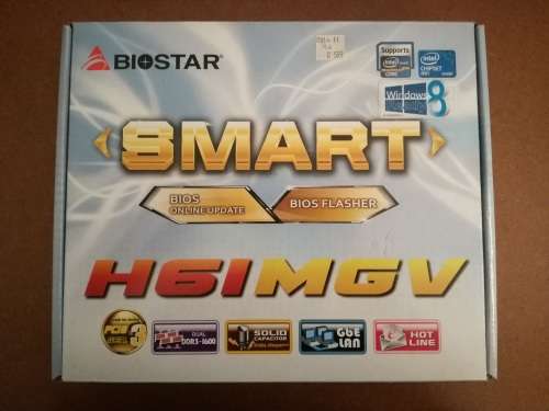 Biostar H61MGV Motherboard - UNUSED
