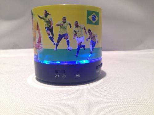 LED Bluetooth Mini Super Bass Speaker with Soccer Branding