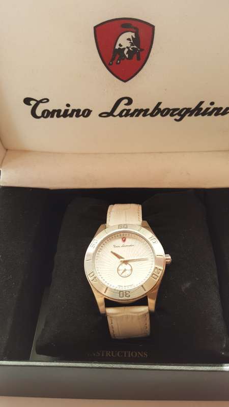 TONINO LAMBORGHINI MENS WATCH em0 45.111 STAINLESS STEEL