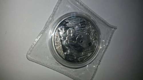 CHINESE 10 YUAN SILVER PANDA COIN