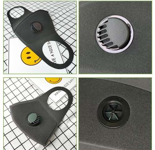 Face mask with breathing valve