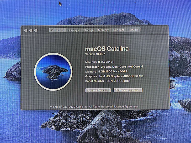 Apple Mac Mini | Dual Core i5 | 8GB RAM | 256GB SSD | MacOS Catalina