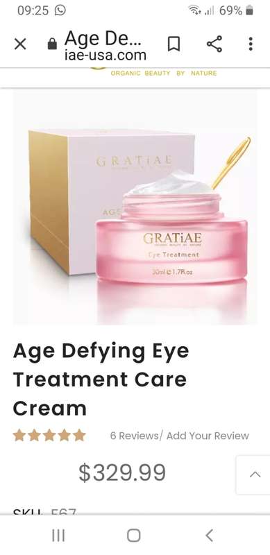 Gratiae eye treatment