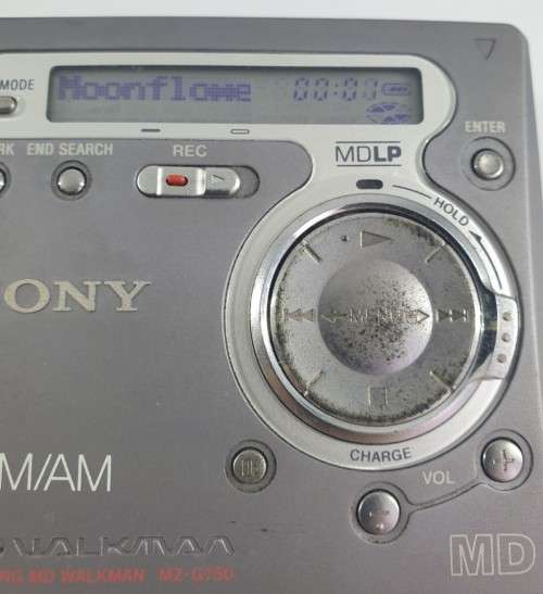 VERY RARE !!!  Sony Walkman MD Mz-g750 Minidisc Player Recorder