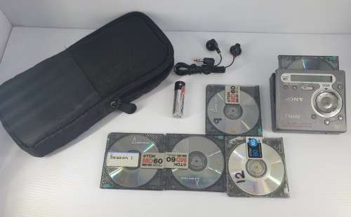 VERY RARE !!!  Sony Walkman MD Mz-g750 Minidisc Player Recorder