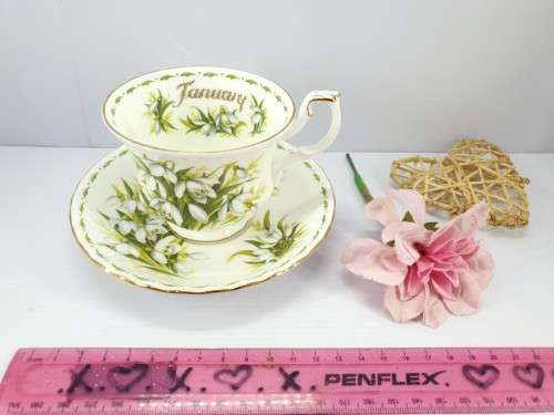 COMPLETE SET . Flowers of the month Royal Albert . mint condition