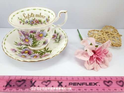 COMPLETE SET . Flowers of the month Royal Albert . mint condition