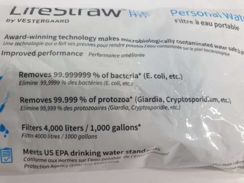 Lifestraw  . USA direct import . SEALED