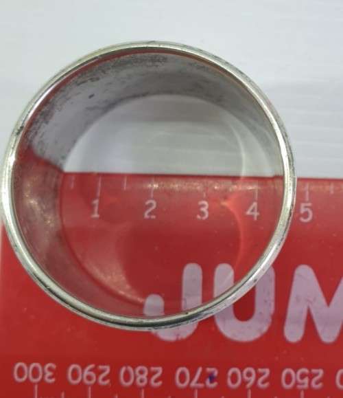 Solid silver hallmarked napkin ring