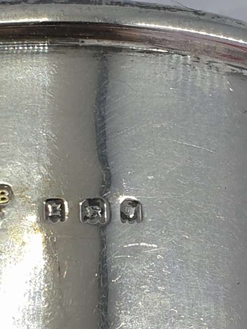 Solid silver hallmarked napkin ring
