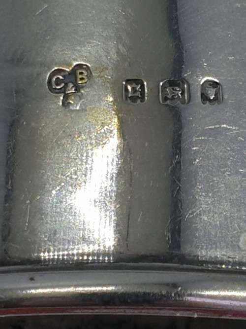 Solid silver hallmarked napkin ring