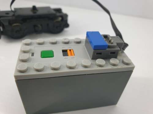 LEGO TRAINSET . WITH MOTOR AND BATERY PACK