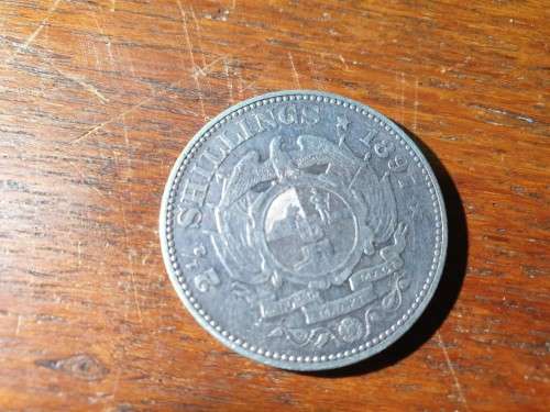 1895 South Africa ZAR Kruger Silver Half-Crown 2,5 Shillings