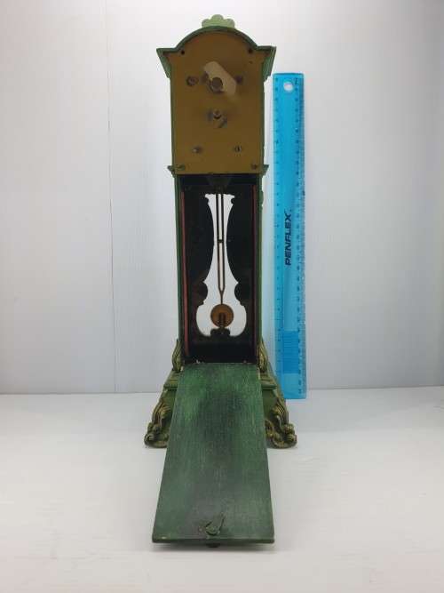 Vintage Schmid 8-day Miniature Grandfather Clock