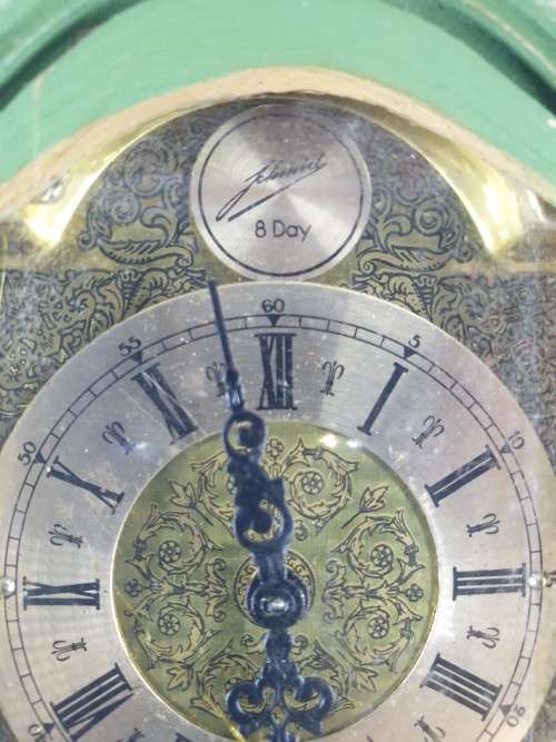 Vintage Schmid 8-day Miniature Grandfather Clock