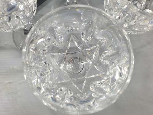 Set of four stunning crystal glasses