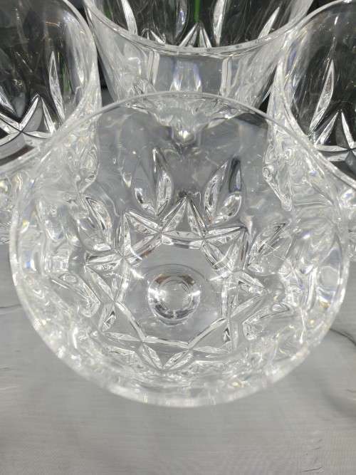 Set of Four stunning crystal glasses