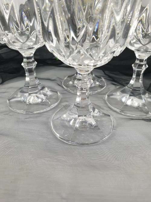Set of Four stunning crystal glasses