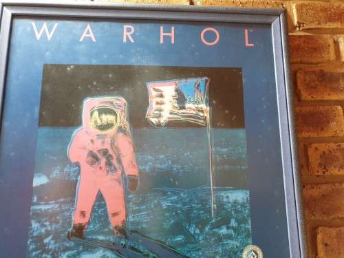 ONLY ONE IN South Africa for sale that I could find...ANDY WARHOL  MOONWALK POSTER 20TH ANNIVER