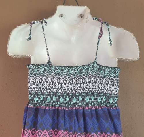 AS NEW!! Girls "RT" Long Dress with Ruched Bodice Age 11-12 Years