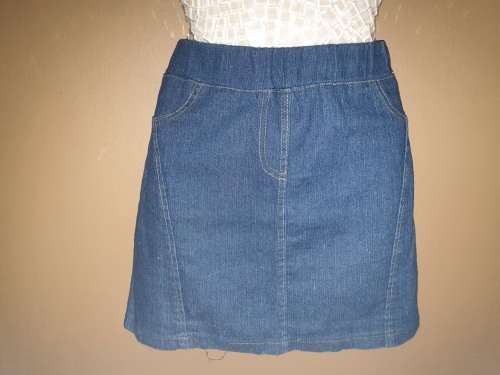 Girls Denim Mini Skirt Age 13-14 Years