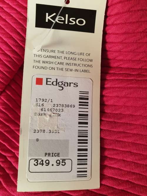 BRAND NEW!! Ladies Edgars Kelso Cerise Dress Size 8