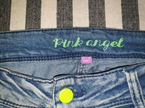 Girls "Pink Angel" Jeans Age 11-12 Years